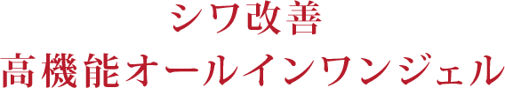 シワ改善 高機能オールインワンジェル