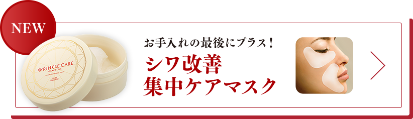 NEW お手入れの最後にプレス！シワ改善集中ケアマスク